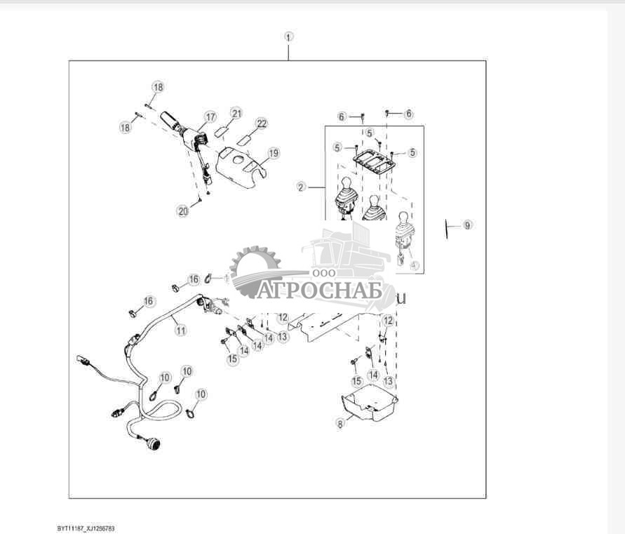 Multi Axis Lever to Three Single Axis Levers Kit 
